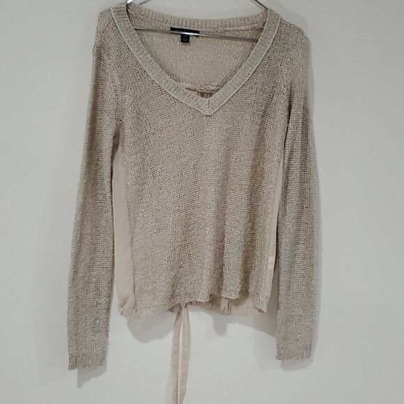 American Eagle Outfitters Tops - American Eagle shear open back long sleeve shirt